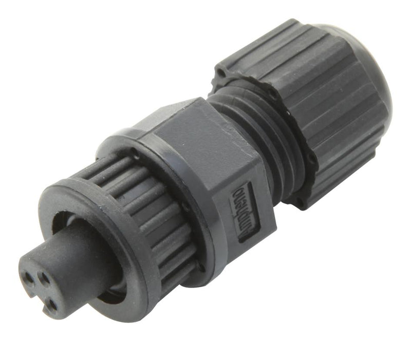 AMPHENOL LTW AD-03BFFA-LL7001 Circular Connector, Circular Industrial, Mini (A) Series, Cable Mount Receptacle, 3 Contacts