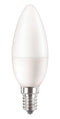 PHILIPS LIGHTING 9.29003E+11 LED Light Bulb, Frosted Candle, E14 / SES, Warm White, 2700 K, Non-Dimmable GTIN UPC EAN: 8719514312401