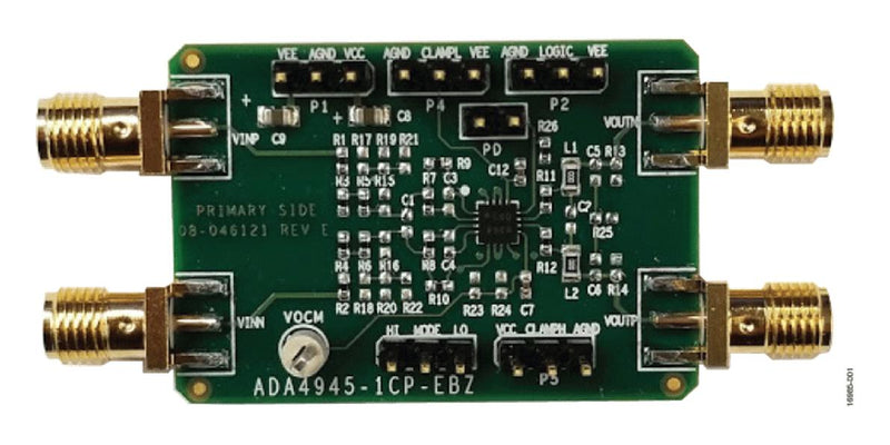 ANALOG DEVICES ADA4945-1CP-EBZ Evaluation Board, ADA4945-1, Analogue to Digital Converter Driver, Fully Differential
