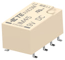 AXICOM - TE CONNECTIVITY IM45SR Signal Relay, 9 VDC, DPDT, 2 A, IM Series, SMD, Latching Single Coil