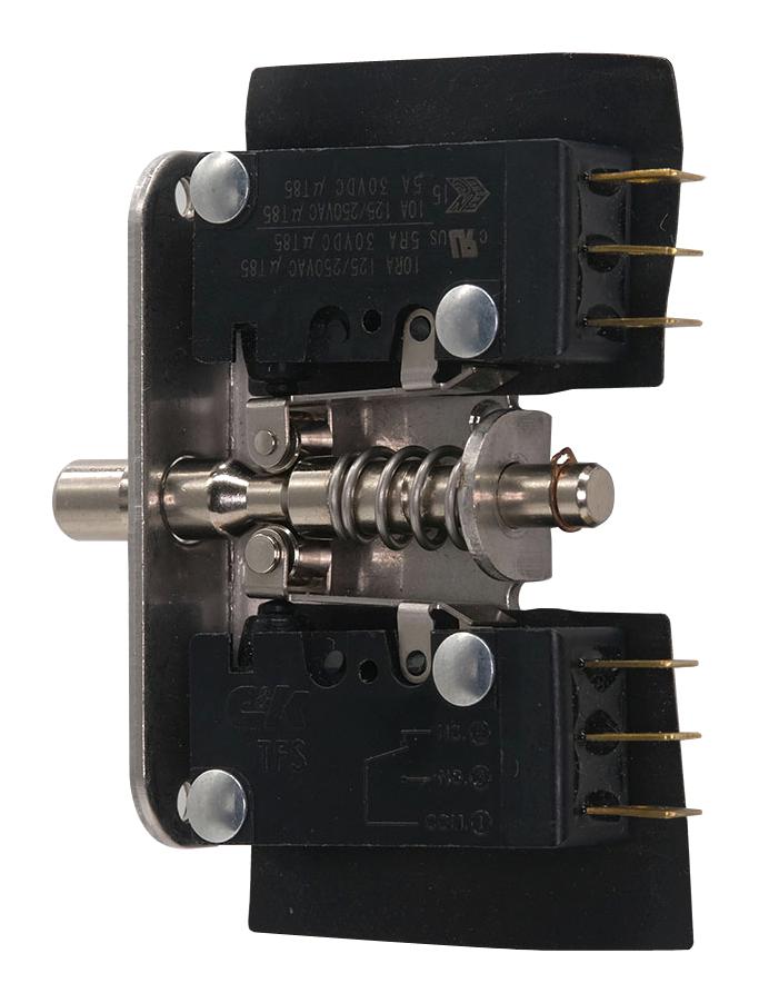C&K COMPONENTS 12SL40210 Safety Interlock Switch, SL Series, SPDT, Quick Connect, 250 V, 10 A, IP60