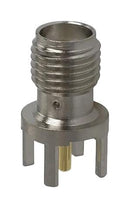 JOHNSON - CINCH CONNECTIVITY 142-0701-206 RF CONN, SMA JACK, 50 OHM, PCB