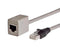 L-COM TRDC6EXTS-15 Ethernet Cable, Cat6, RJ45 Plug to RJ45 Jack, FTP (Foiled Twisted Pair), Grey, 4.6 m, 15 ft