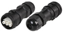 ABB - ADAPTAFLEX 185-1A1011-S030-1 Rectangular Connector, 3Pos, Male Housing, Aquasafe Series, 3 Contacts, Plug, Screw, 1 Row