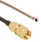 AMPHENOL RF 095-902-516-100 CABLE ASSY, SMA PLUG-R/A AMC PLUG, 3.9"