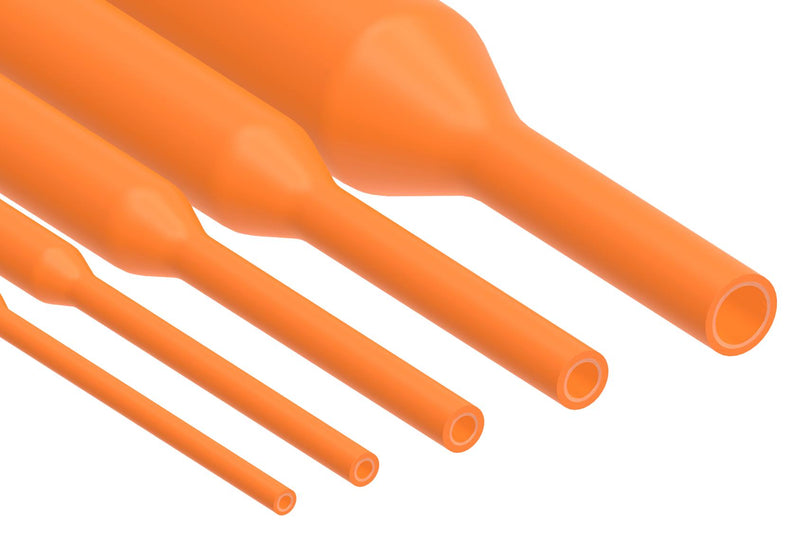 RAYCHEM - TE CONNECTIVITY EVDW-40/13-3-STK Heat Shrink Tubing, 3:1, 1.575 ", 40 mm, Orange, 4 ft, 1.2 m