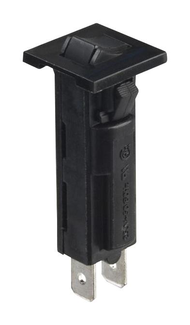 POTTER&BRUMFIELD - TE CONNECTIVITY W28-XQ1A-0.75 Thermal Circuit Breaker, Fuseholder Type, W28 Series, 750 mA, 1 Pole, 32 V, 250 V, Snap In, Panel