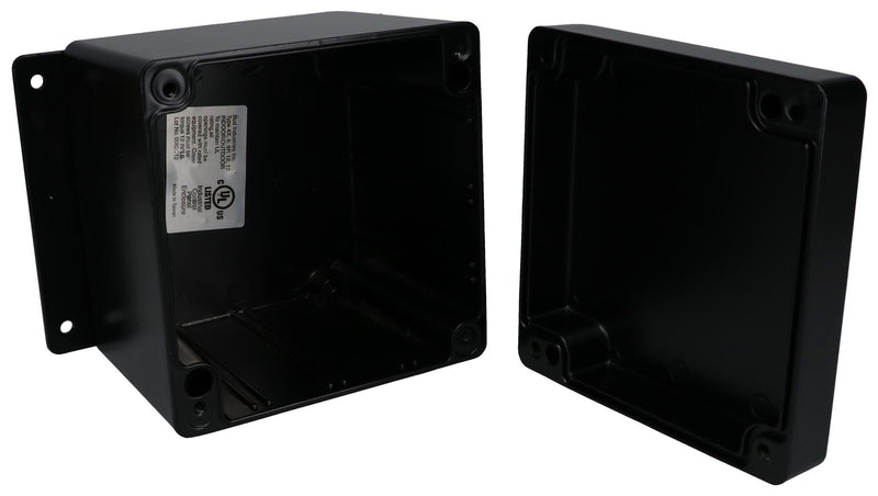 BUD INDUSTRIES AN-2809-AB ENCLOSURE, WALL MOUNT, ALUMINIUM, BLACK