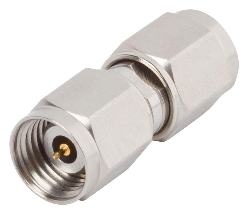 AMPHENOL SV MICROWAVE SF1116-6007 RF / Coaxial Adapter, 40 GHz, 2.4mm Coaxial, Plug, 2.92mm Coaxial, Plug, Straight Adapter, 50 ohm