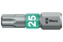 WERA 05066126001 Hex Driver Bit, Torx, T25 Bit, 25 mm Overall GTIN UPC EAN: 4013288034540 4013288034540