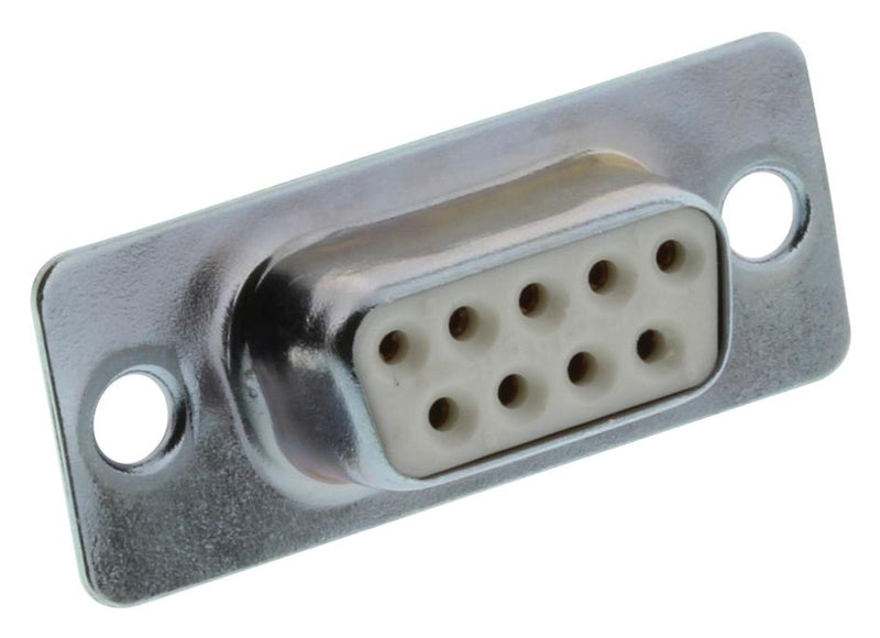 CINCH CONNECTIVITY SOLUTIONS DEH-9S D SUB CONNECTOR, RCPT, 9POS, SOLDER