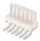 MOLEX 22-05-3061 Pin Header, Signal, Wire-to-Board, 2.54 mm, 1 Rows, 6 Contacts, Through Hole Right Angle