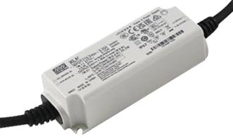 MEAN WELL XLN-25-24 LED Driver, LED Lighting, 25.2 W, 24 V, 1.05 A, Constant Voltage, 110 V