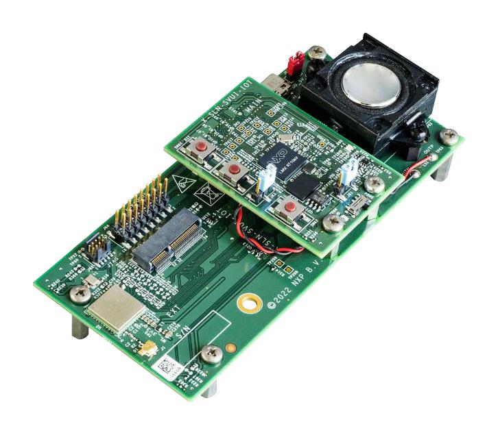 NXP SLN-SVUI-IOT Evaluation Board, EdgeReady Smart Voice Solution, Audio/Voice, i.MX RT106V, 32Bit, ARM Cortex-M7