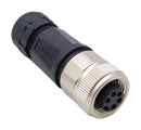 BULGIN LIMITED PXPTPU78FBF05ASTM22 Sensor Connector, Buccaneer Series, 7/8", Female, 5 Positions, Screw Socket, Straight Cable Mount
