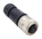 BULGIN LIMITED PXPTPU78FBF05ASTM22 Sensor Connector, Buccaneer Series, 7/8", Female, 5 Positions, Screw Socket, Straight Cable Mount