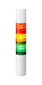 PATLITE LR4-302WJBW-RYG Signal Tower, 3 Tier, Amber, Green, Red, 85 dB, Cable, 4 Tone, 24VDC, IP65, NEMA 4X, NEMA 13