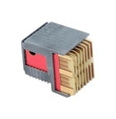 AMPHENOL SOCAPEX RVPX-RP208DM2 Connector, Right Angle, RVPX Series, 56 Contacts, 1.8 mm, Plug, Press Fit, 7 Rows