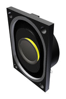 PUI AUDIO AS04008PS-4W-WR-R Speaker, 380 Hz to 20 kHz, 8 ohm, 4 W, 84 dBA, Oval with Rectangular Frame, Panel Mount