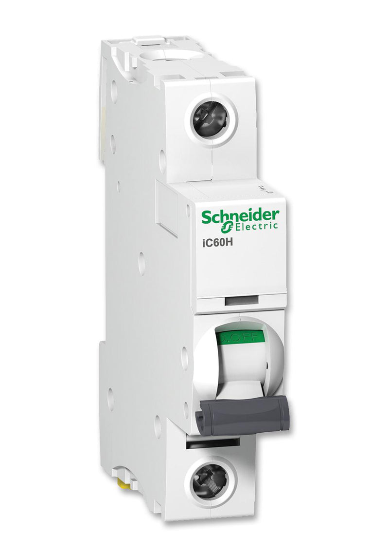 SCHNEIDER ELECTRIC A9F53116 Thermal Magnetic Circuit Breaker, iC60H, 16 A, 1 Pole, 72 V, 240 V, DIN Rail