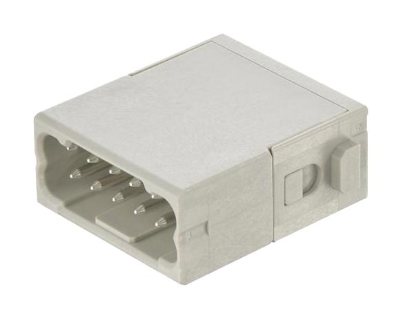 HARTING 09140125001 Heavy Duty Connector, Han DD Series, Module, 12 Contacts, Plug, Push In Pin