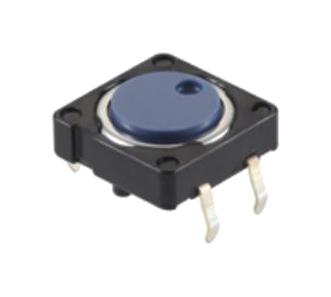 ALPS ALPINE SKHCBKA010 Tactile Switch, SKHC, Top Actuated, Through Hole, Round Button, 74 gf, 50mA at 12VDC