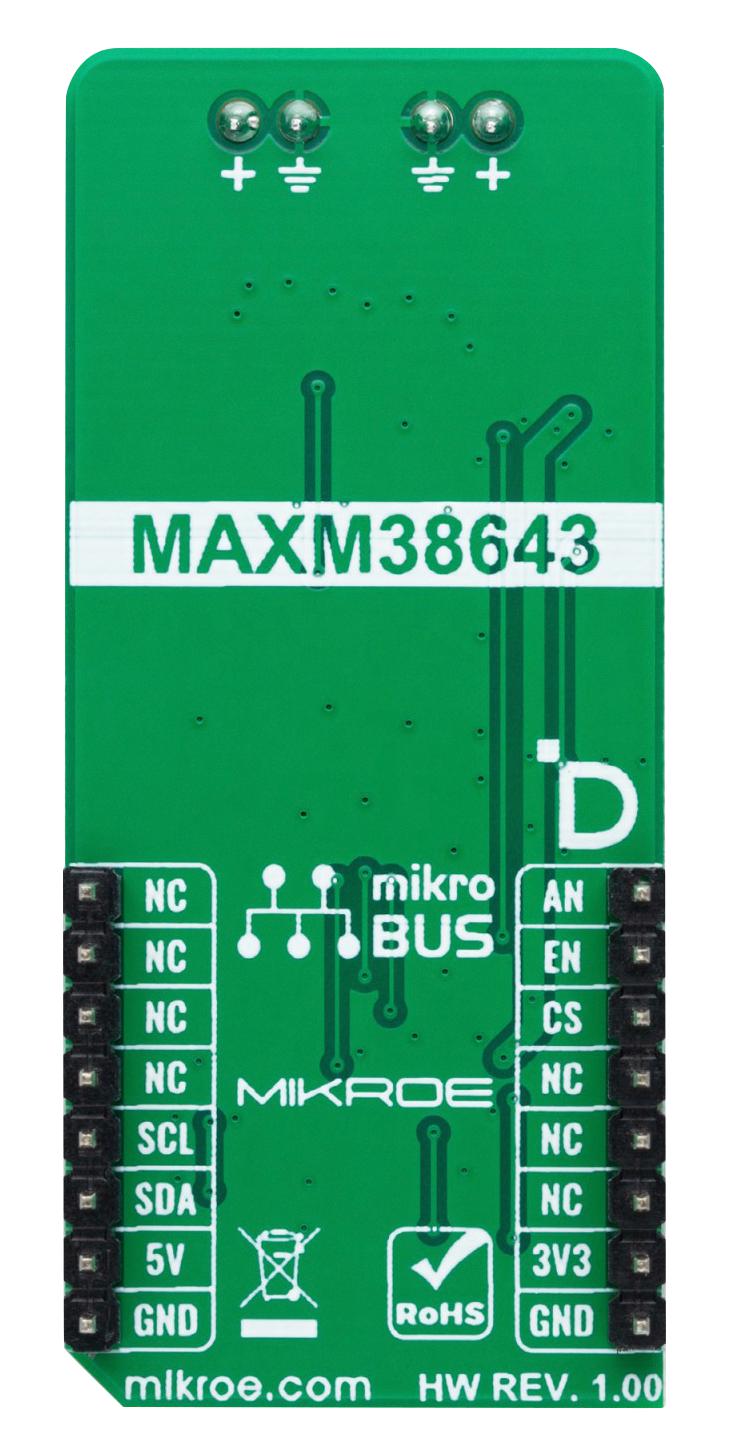 MIKROELEKTRONIKA MIKROE-6071 Add-On Board, Buck 18 Click, MikroE mikroBUS Compatible Development Boards, 5V
