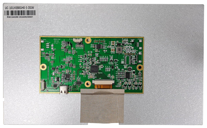 MULTICOMP PRO MP015131 TFT LCD, 10.1 ", 1024 x 600 Pixels, WSVGA, Landscape, RGB, 5V