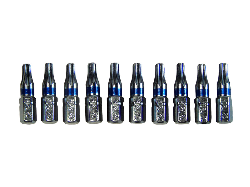 MULTICOMP PRO MP014701 Torx Bit, TT20 Size, Tamperproof Torx, 25 mm Length, Pack of 10
