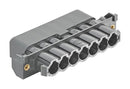 HARTING 09930060330 Heavy Duty Connector, 6+PE, Han ORV3 Series, Insert, 6 Contacts, Plug, Crimp Pin