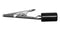 MUELLER ELECTRIC BU-60H-0 Alligator Clip, Insulated, 7.9 mm Jaws Open, 58 mm Length, 10 A, Black
