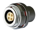 MULTICOMP PRO MCP-M1RS104P-IP68 Circular Connector, MP IP68 Metal Push Pull Series, Panel Mount Receptacle, 4 Contacts