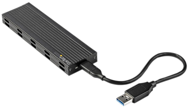 Startech SM2E1BMU31C SM2E1BMU31C Enclosure Portable USB-C to M.2 SATA/NVMe SSD 10 Gbps USB Powered