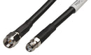 SIRETTA ASMA500B058L13 RF / Coaxial Cable Assembly, SMA Plug to SMA Jack, RG58, 50 ohm, 16.4 ft, 5 m, Black