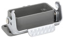 Multicomp PRO MP009370 MP009370 Heavy Duty Connector Base Bulkhead Mount Aluminium Body 1 Lever 10A