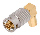 AMPHENOL SV MICROWAVE 3222-60003 RF / Coaxial Connector, SMPM Coaxial, Right Angle Jack, Solder, 50 ohm, 0.047" Flexible