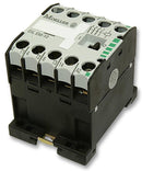 EATON MOELLER DILEM-4-G(24VDC) Contactor, DIN Rail, Panel, 690 VAC, 4PST-NO, 4 Pole, 4 kW