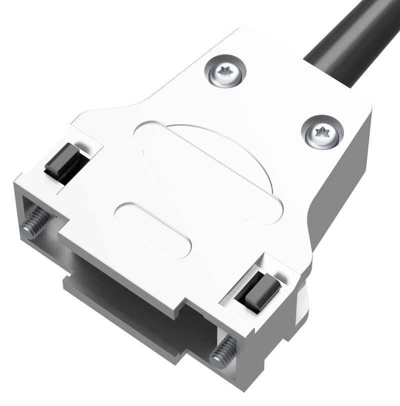 POSITRONIC D15000CTE50/AA. D SUB BACKSHELL, 180 DEG, SIZE DA