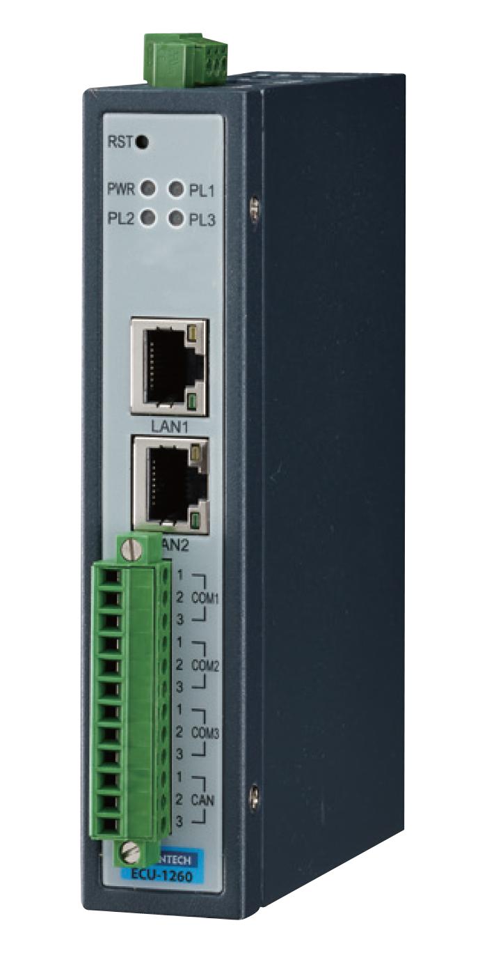 ADVANTECH ECU-1260-351A GATEWAY, 10MBPS, 100MBPS, 1GHZ