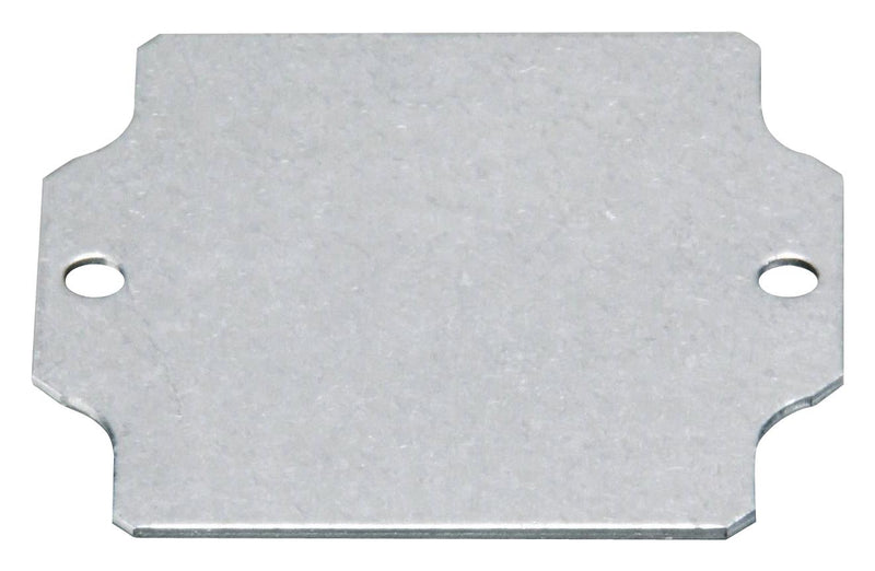 FIBOX PM 1626 MOUNTING PLATE Enclosure Accessory, Back Panel, Galvanised Steel, Natural, Fibox EURONORD Series Enclosures