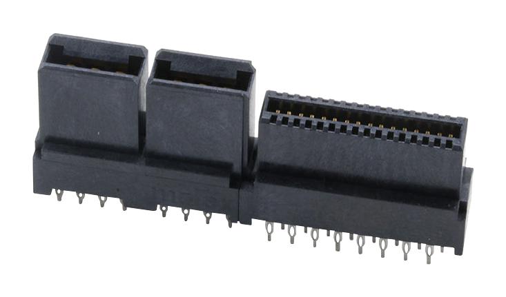 MOLEX 46114-4321 Rectangular Power Connector, 4P+32S, 36 Contacts, LPH 46114 Series, PCB Mount, Press Fit