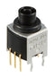 NKK SWITCHES NR01104ANG13 ROTARY SWITCH, SP4T, 0.4VA, 28VAC/DC, TH