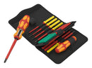 WERA 05006618001 Screwdriver Set, VDE, Blade Holding Handle/Phillips/Pozidrive/Torx/Slotted, 17 Pieces