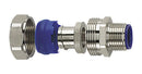 HELLERMANNTYTON LTS25-FMC-M25 Conduit Connector, Straight, Brass, Nylon 6 (Polyamide 6), Metallic, 40.5 mm, IP68