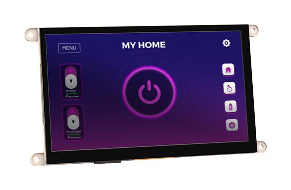 4D SYSTEMS GEN4-ULCD-70DCT-WVA Display Module, 7", TFT LCD Capacitive Touch Screen, 800 x 480 Pixels, 153.84mm x 85.63mm, 4-5.5VDC