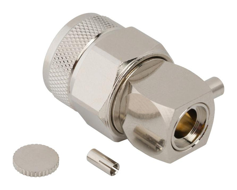 AMPHENOL RF 031-6984. RF COAX CONN, TNC RP, R/A PLUG, 50 OHM