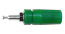 MUELLER ELECTRIC BU-P3760-5 Binding Post, BU-P3760 Series, 15 A, 2500 Vrms, Nickel Plated Contacts, Panel Mount, Green