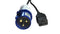 MULTICOMP PRO GW-151826 Mains Power Cord, IEC 60309 to IEC 60320-1 C19, 1 m, 16 A, 250 V, Black, MP-IP44 Commando Series