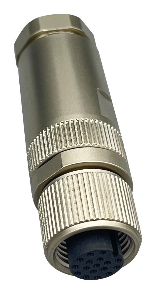 NORCOMP 858-017-203RKT4 SENSOR CONN, M12, 17POS, RCPT, CABLE