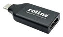 ROLINE 12.03.3226 Converter, USB Type C Plug to HDMI Receptacle-Type A, Black